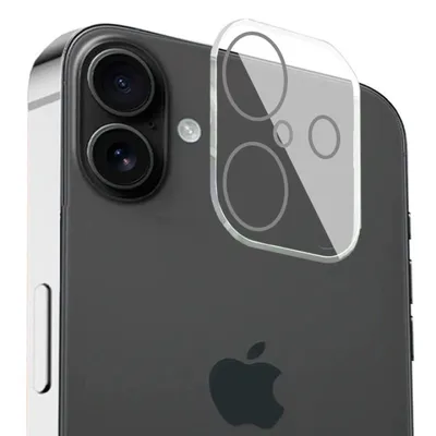 Cooler Kameraschutz aus gehärtetem Glas für iPhone 16 / 16 Plus