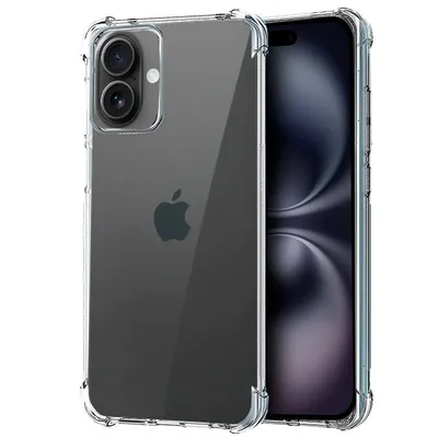 Coole transparente stoßfeste Hülle für das iPhone 16