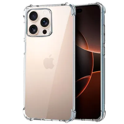 Coole transparente stoßfeste Hülle für das iPhone 16 Pro Max