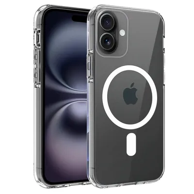 Coole transparente magnetische Hülle für iPhone 16