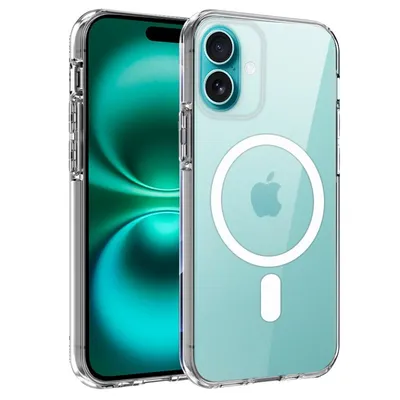 Coole transparente magnetische Hülle für das iPhone 16 Plus