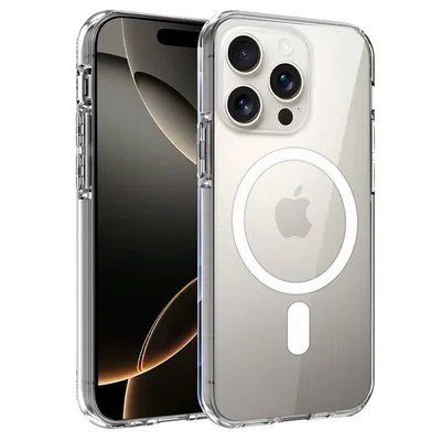 Coole transparente magnetische Hülle für das iPhone 16 Pro