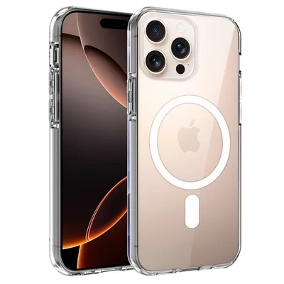 Coole transparente magnetische Hülle für das iPhone 16 Pro Max