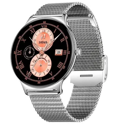 Cool Ultrathin Bluetooth 41mm AMOLED Grau Wechselarmbänder IP67 SpO2 Herzfrequenz Schlaf