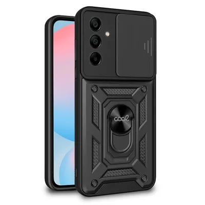 Coole Hartringhülle Schwarz für Samsung S721 Galaxy S24 FE