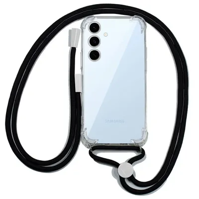 Coole Hülle für Samsung S721 Galaxy S24 FE Lanyard Schwarz