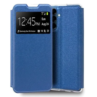 Coole schlichte blaue Flip-Cover-Hülle für Samsung Galaxy A16 / A16 5G