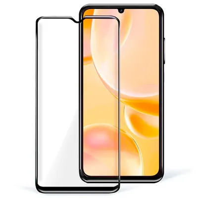 Cooler Displayschutz aus gehärtetem Glas mit 3D-Effekt für ZTE Blade A55 / A35