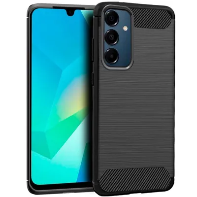 Cooles Carbon Black Case für Samsung Galaxy A16 / A16 5G