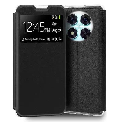 Cooles schwarzes Flip-Case für Xiaomi Redmi Note 14 Pro 5G / Note 14 Pro Plus 5G / POCO X7