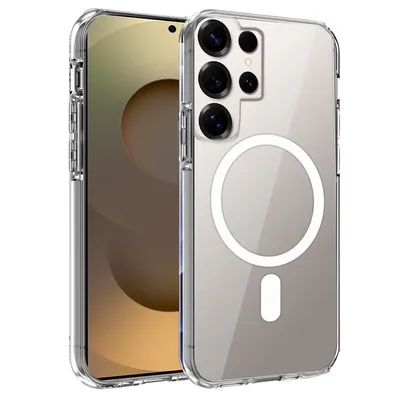 Coole transparente magnetische Hülle für Samsung Galaxy S25 Ultra