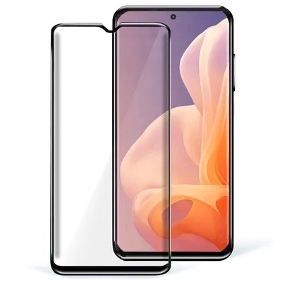 Cooler Displayschutz aus gehärtetem Glas für Motorola Moto G85 5G Curved Transparent