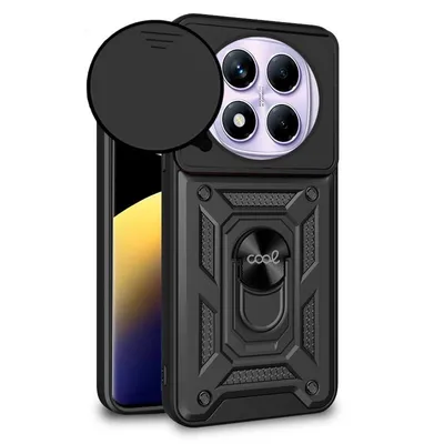 COOL Hülle für Xiaomi Redmi Note 14 Pro Hard Ring Schwarz
