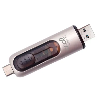 Cooler USB-Stick USB 3.0 256 GB Typ-C / USB (2 in 1) Silber