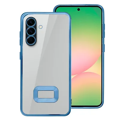 Coole Hülle für Samsung Galaxy A56 5G Metallic Edge (Blau)
