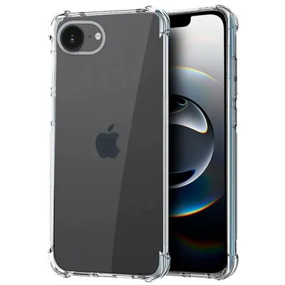Cool Schutzhülle für iPhone 16e / 17e, stoßfest, transparent