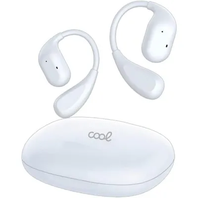 Auriculares Cool 8434847080901 Inalámbricos Bluetooth mit Geräuschunterdrückung, Mikrofon und Surround Sound, Weiß