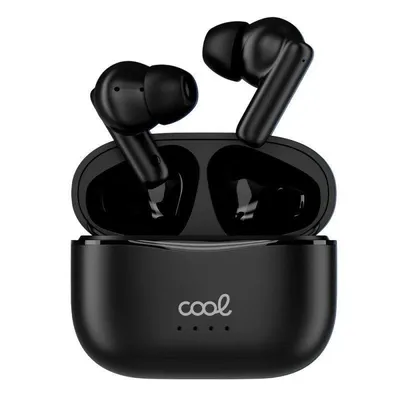 Kopfhörer Cool Bound kabellos Bluetooth Hi-Fi mit LED-Anzeige und Powerbank schwarz
