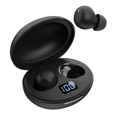 Auriculares Cool Pocket kabellose Bluetooth ANC mit LED-Anzeige, Hi-Fi Klang, schwarz