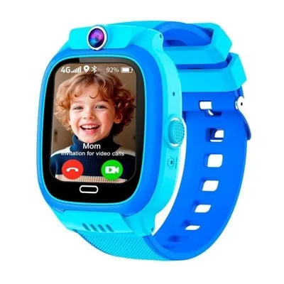 Cool Kids GPS Nano SIM GSM GPS 52mm TFT Blau Wasserdicht IP67 Wechselarmband SOS