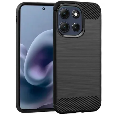 Schutzhülle TPU Air Cushion Kohlefaser Optik Verstärkte Ecken für Moto G86 5G / Moto G86 Power 5G