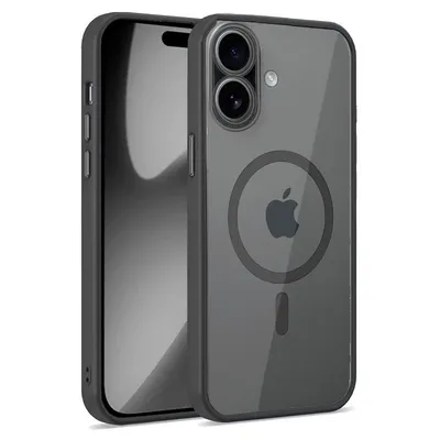 Coole Hülle für iPhone 17 Magnetischer schwarzer Rand