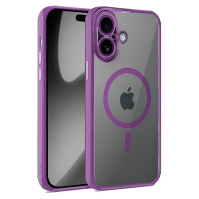 Coole iPhone 17 Hülle Magnetisch Violetter Rand