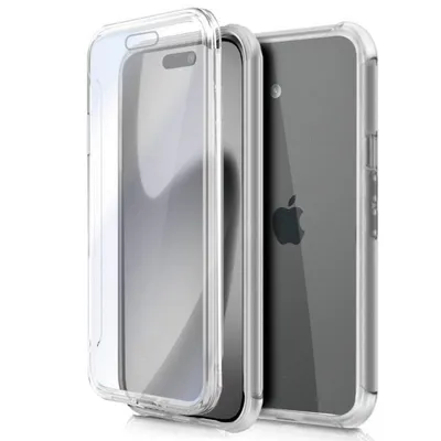 Handyhülle COOL 3D Silikon 360 Grad Transparent Vorder- und Rückseite für iPhone 17