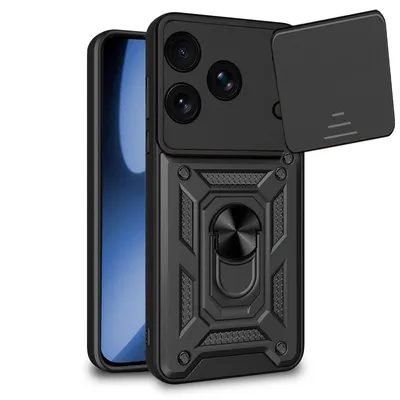 COOL Hülle für iPhone 17 Pro Max Hard Ring Schwarz