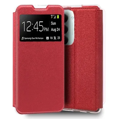 COOL Flip Cover Case für Xiaomi Redmi 15 / 15 5G Plain Red