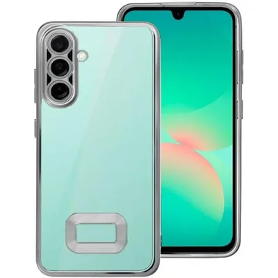 Handyhülle Cool Rand Metallisiert Transparent Stoßfest für Samsung Galaxy A26 5G / A17 5G