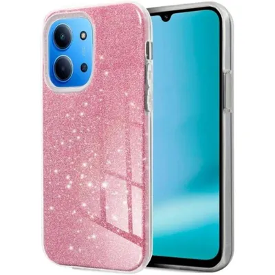 Handyhülle Cool Glitter Rosa Flexibel Staubdicht Leicht Stoßfest für Xiaomi Redmi 15C 15C 5G Poco C85