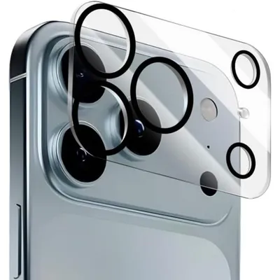 Kameraschutz Cool iPhone 17 Pro gehärtetes Glas 9H stoßfest transparent