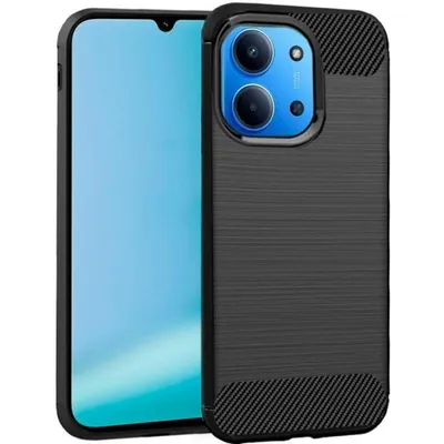 Handyhülle Cool Carbon Schwarz Stoßfest Flexible High-Protection für Xiaomi Redmi 15C 15C 5G Poco C85