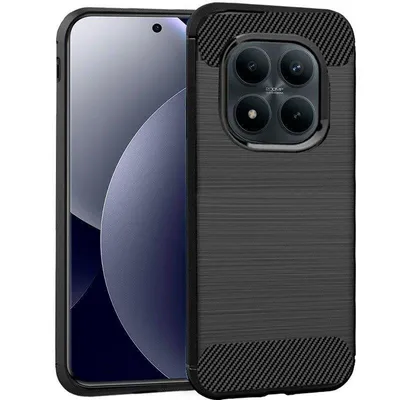 Handyhülle Cool Carbon Look Stoßfest TPU Schwarz für Xiaomi Redmi Note 15 Pro Plus 5G/POCO M8 Pro