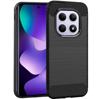 Handyhülle Cool Carbon Look Stoßfest TPU Schwarz für Xiaomi Redmi Note 15 5G/POCO M8