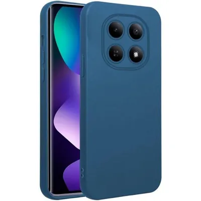 Funda für Handy Cool Silikon Blau Stoßfest Flexibel für Xiaomi Redmi Note 15 5G und Poco M8
