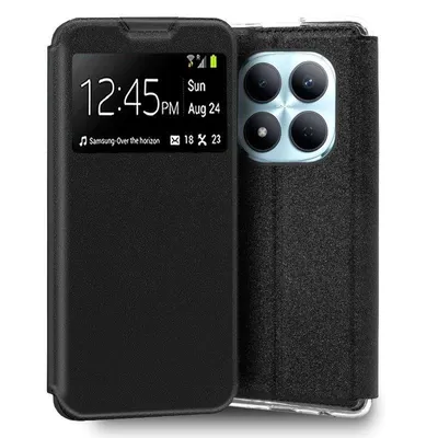 Handyhülle Cool Flip Cover Buch Polipiel Schwarz mit TPU für Xiaomi Redmi Note 15 Pro