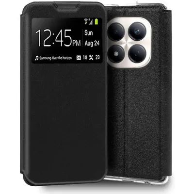 Funda para móvil Cool Flip Cover Klapphülle Kunstleder Schwarz Stoßfest für Xiaomi Redmi Note 15 Pro 5G