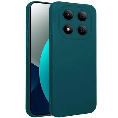 Funda für Handy Cool Silikon Gel Grün Schutz für Xiaomi Redmi Note 15 Pro