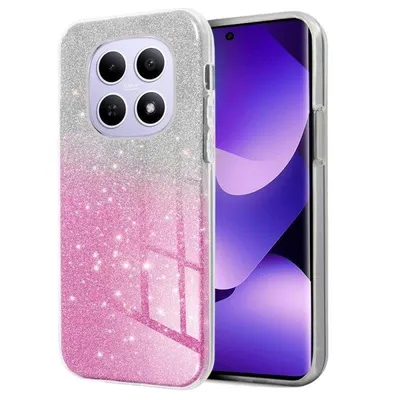 Handyhülle Cool Glitter Bicolor Flexibles Silikon Trend für Xiaomi REDMI Note 15 5G / POCO M8 5G