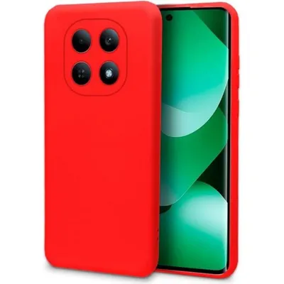 Funda für Handy Cool Carcasa Flexibel Silikon Rot Stoßfest für Xiaomi Redmi Note 15