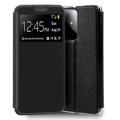 Funda für Handy Cool Flip Cover Bookcase Polipiel Schwarz für Realme GT 7