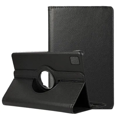 Hülle Drehbar Polyleather Cool für Xiaomi Pad 7 / 7 Pro / 8 / 8 Pro Schwarz