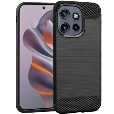 Carcasa COOL para Motorola edge 50 Neo Carbón Negro
