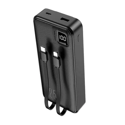 Coole universelle externe Akku-Powerbank 22,5 W 20.000 mAh USB-C / Lightning Schwarz