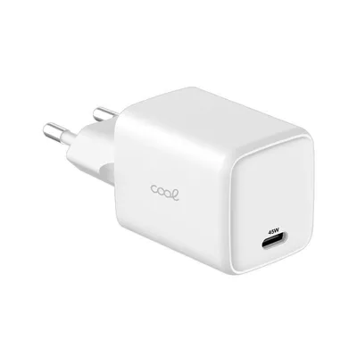 Cooles universelles ultraschnelles PD USB-C 45W GaN Weiß-Ladegerät