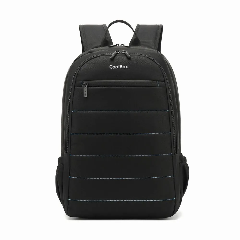 CoolBox Schwarzer wasserdichter Rucksack für Laptops bis 15,6 Zoll