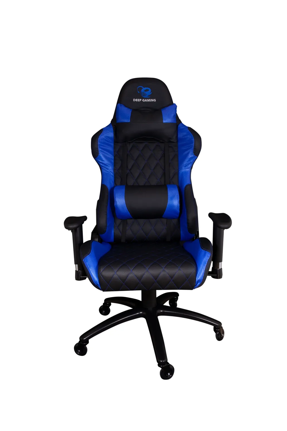 CoolBox DeepCommand II Gaming-Stuhl Schwarz/Blau