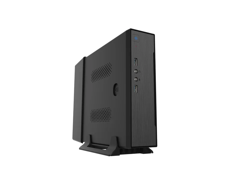 CoolBox IPC-2 Mini-ITX Schwarz + 60W Netzteil